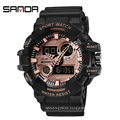 SANDA 780 High quality sports watch men shockproof design waterproof automatic watch digital